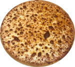 Mouth watering delicious large cheese pizza